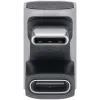 Adaptador USB-C Goobay 180° en forma de U USB4 - conector macho a conector hembra (74445)