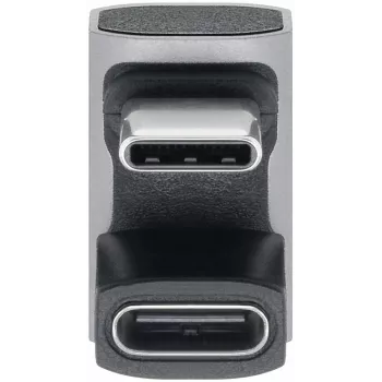 Adaptador USB-C Goobay 180° en forma de U USB4 - conector macho a conector hembra (74445)