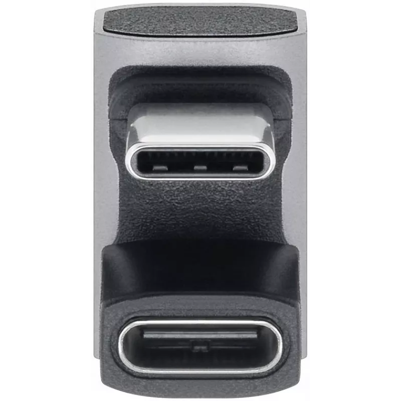 Adaptador USB-C Goobay 180° en forma de U USB4 - conector macho a conector hembra (74445)