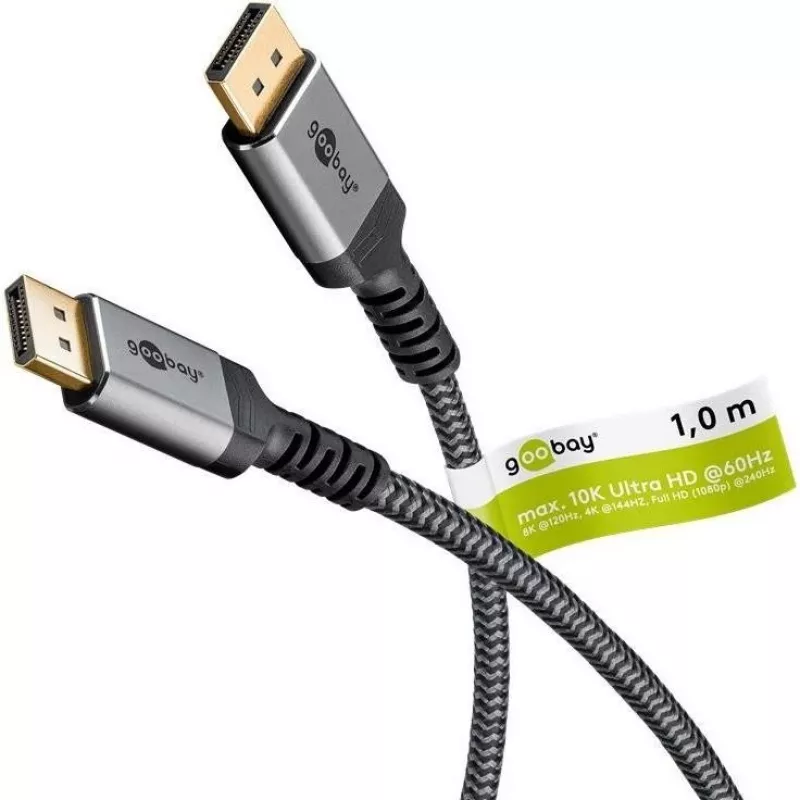 Goobay 75684 - Cable Displayport 2.x 16K 60 Hz - Cable - Digital/Display/Vídeo (75684)