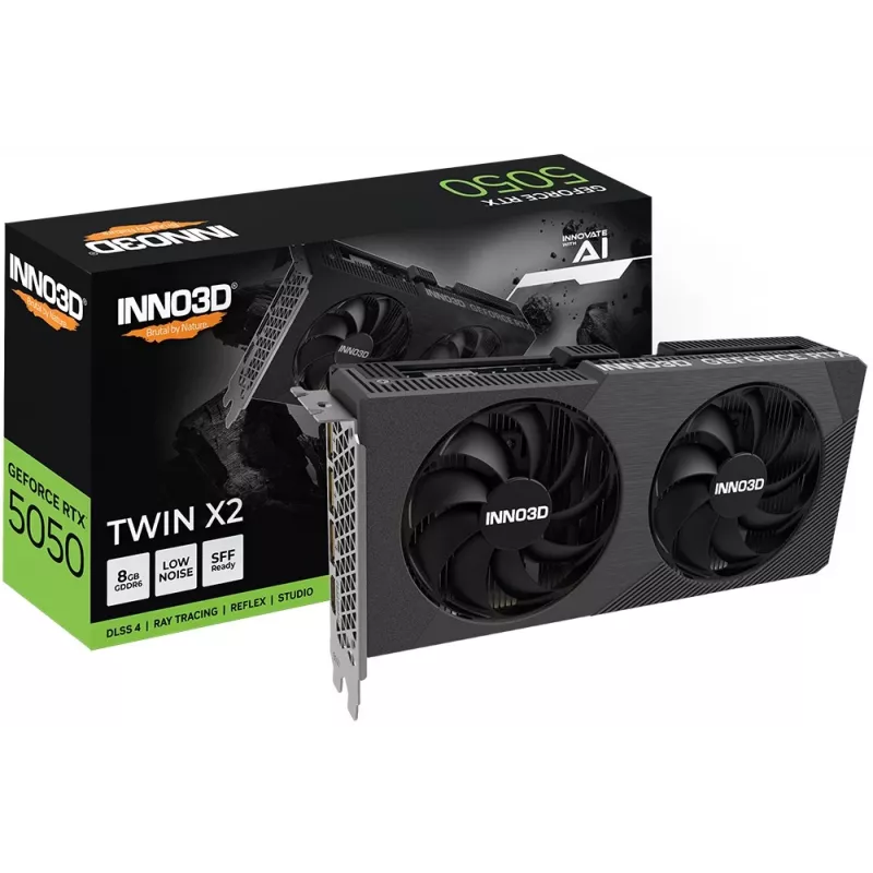 INNO3D GeForce RTX 5050 TWIN X2 8GB GDDR6 Tarjeta gráfica