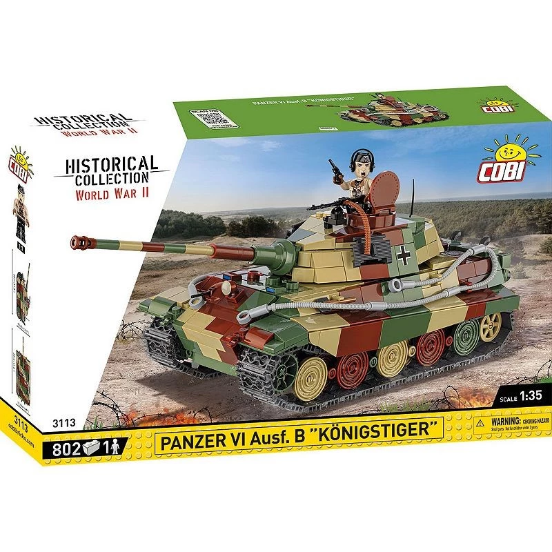 Set de bloques COBI Panzer VI Ausf. B Königstiger 802 piezas