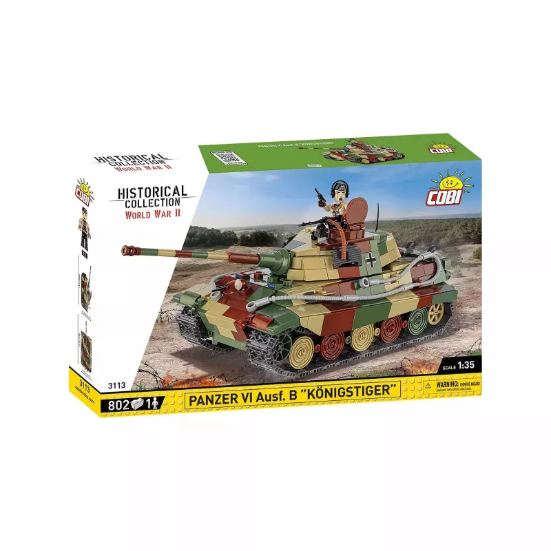 Set de bloques COBI Panzer VI Ausf. B Königstiger 802 piezas