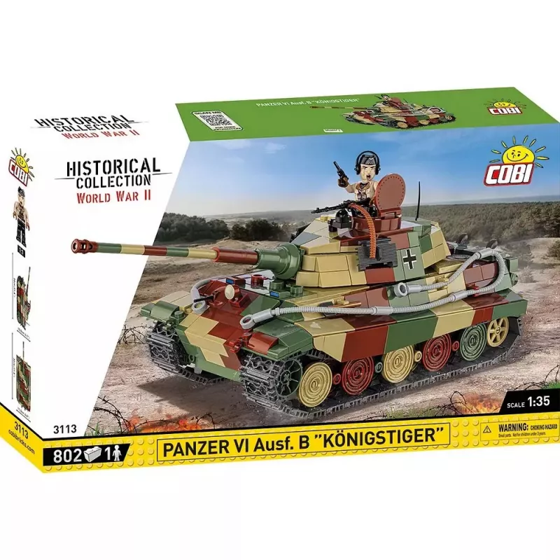 Set de bloques COBI Panzer VI Ausf. B Königstiger 802 piezas