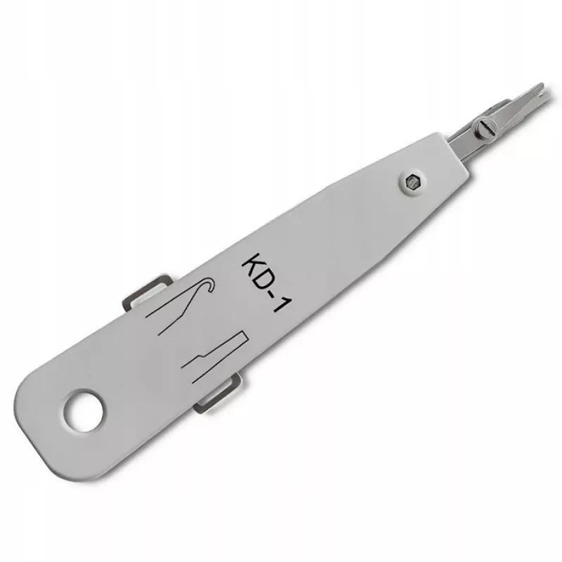 Herramienta de inserción QOLTEC 54492 para terminación de cables (compatible KRONE/LSA)