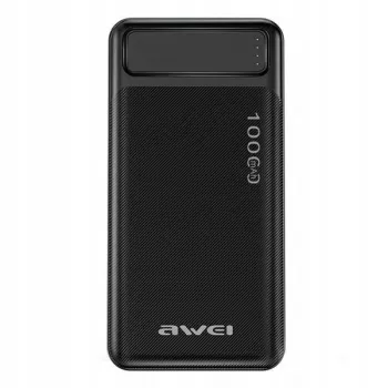 Powerbank portátil P5K 10000mAh con 2xUSB 2.1A - Negro