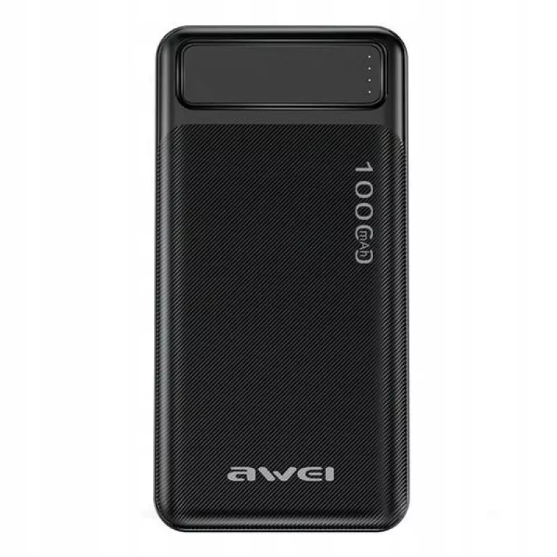 Powerbank portátil P5K 10000mAh con 2xUSB 2.1A - Negro