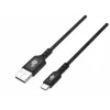 Cable USB-C TB AKTBXKUCMISI15B 1,5 m, negro, datos/carga USB