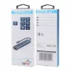 Adaptador HUB USB C 6en1 - HDMI, USBx3, PD, RJ-45