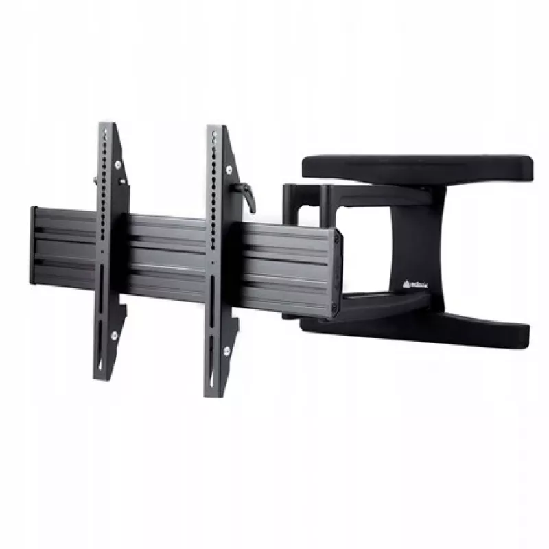 Edbak VSM654 soporte de pared con brazo giratorio, 65–86 pulgadas, 45 kg, negro