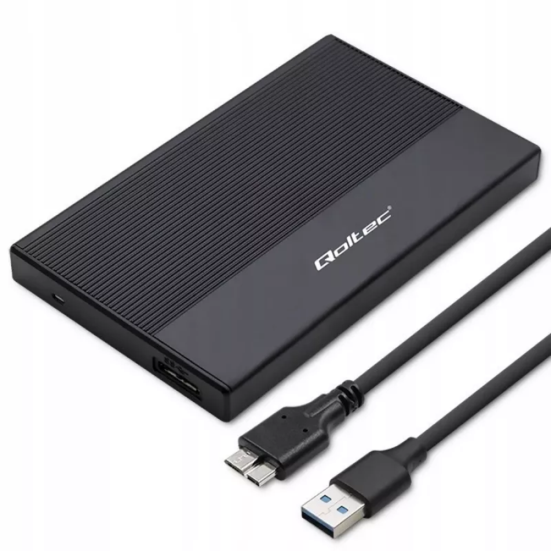 Carcasa para SSD/HDD SATA de 2,5 pulgadas QOLTEC 52277 USB 3.0