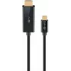 Cable Goobay USB-C a HDMI 4K a 60 Hz 1 m negro - conector macho> HDMI (75696)