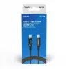 Savio CL-174 cable USB-C a USB-C, 100 W, Power Delivery/Quick Charge, pantalla digital, 1 m, verde