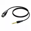 Cable estéreo Procab conector macho XLR a conector jack de 6,3 mm (1/4 de pulgada) 1,5 m