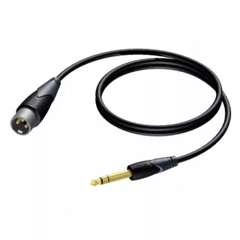 Cable estéreo Procab conector macho XLR a conector jack de 6,3 mm (1/4 de pulgada) 1,5 m