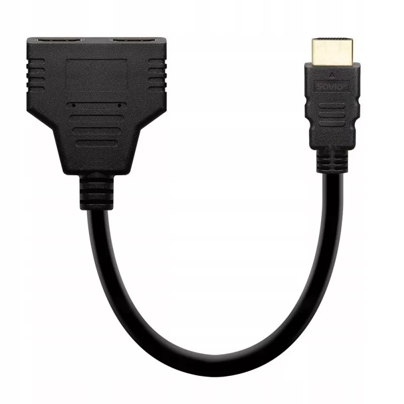 Divisor de vídeo HDMI Savio AK-77 60Hz Negro