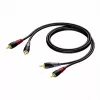 Cable de audio Procab 1KPCL084 — 2x conector Cinch a 2x conector Cinch, 3 m