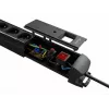 Alargador eléctrico Lanberg SP1-05F-0500-BK 5m 5 tomas schuko para interior negro