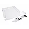 Conector de apilamiento WHIRLPOOL C00855467 para lavadora de 60 x 60 cm y secadora, estante extraíble, correa y almohadillas antideslizantes