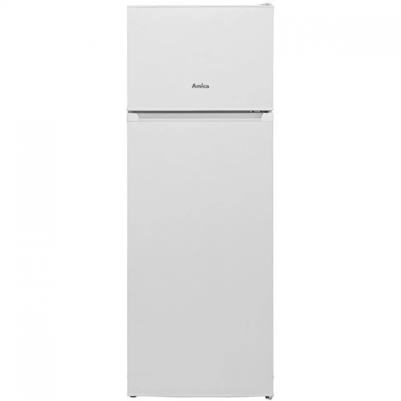Frigorífico combi AMICA FD2355.4(E) — 235 L, congelador arriba, blanco, R600a, independiente, 1450×540×570 mm