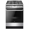 Cocina AMICA 618GES2.33HZpTaF(Xx) 58465 — Eléctrica-gas, 4 quemadores, Acero inoxidable, Clase energética A