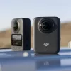 Cámara de acción DJI Osmo 360 Standard Combo — 8K Ultra HD, 120 MP CMOS, 240 fps, estabilización electrónica, pantalla de 2 inch, MicroSD, 183 g, negro