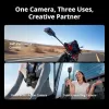 DJI Osmo 360 Adventure Combo CP.OS.00000442 cámara de acción 8K 360°, 120 MP, CMOS de 1/1,1 pulgadas, pantalla de 2 pulgadas, 128 GB, Wi-Fi, IP68