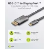 Goobay 75705 cable de USB-C a DisplayPort, 4K 60 Hz, 2 m, 21,6 Gbit/s, negro