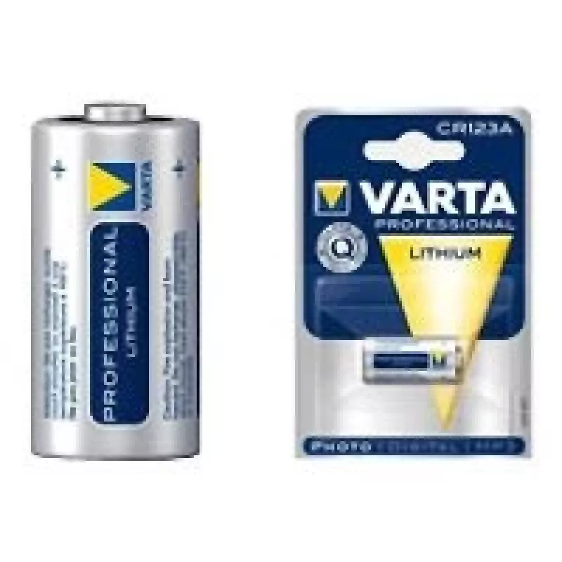 Varta pila de litio CR123A 3V 1600mAh para cámara