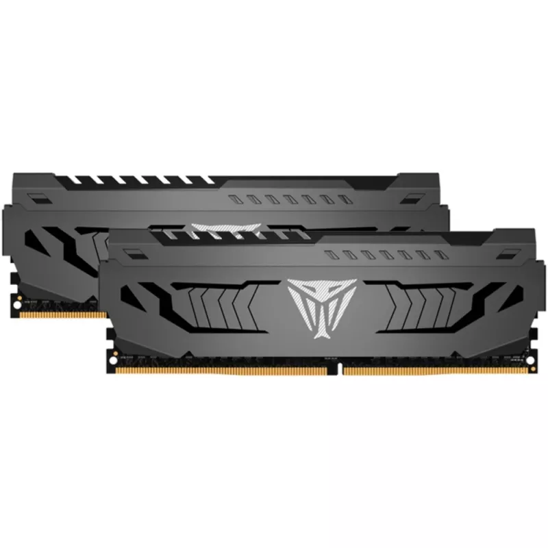DIMM 16 GB DDR4-3600 (2x 8 GB) Dual-Kit, memoria RAM gris, PVS416G360C7K, Viper Steel, INTEL XMP