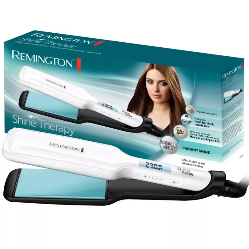 Plancha de pelo Remington Shine Therapy S8550 1 ud.