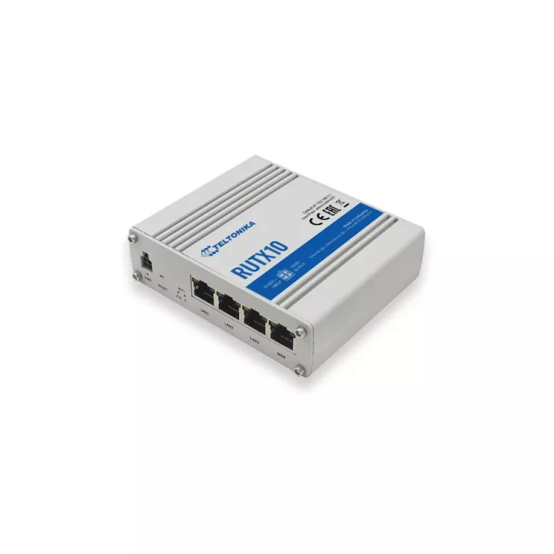 Teltonika RUTX10 Router inalámbrico Gigabit Ethernet Dual-Band (2,4 GHz / 5 GHz) blanco