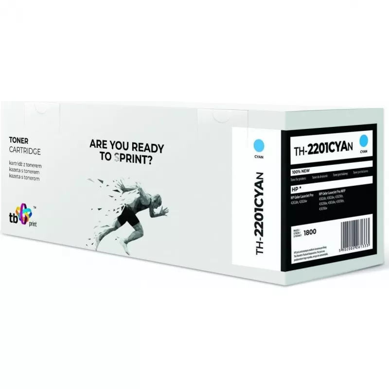 Tóner para HP Color LaserJet Pro 4202 W2201A TH-2201Cyan 100 nuevo cian