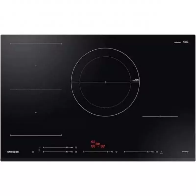 Placa de inducción Samsung NZ84C5047GK, vitrocerámica, negra