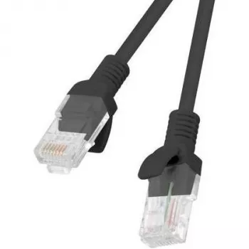 Cable de red LANBERG PCU5-20CC-0150-BK RJ45 Cat.5e 1,5 m Negro pack de 10