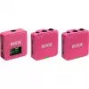 Micrófono inalámbrico RODE Wireless GO III Rosa — compacto sistema transmisor y receptor de dos canales