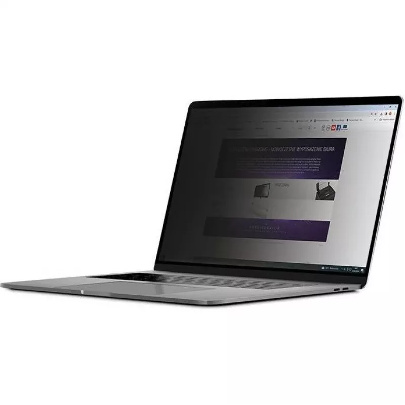 Filtro de privacidad Qoltec 51050 para pantalla (13,3 pulgadas) (11,59 pulgadas, 16:9), lámina protectora para portátil