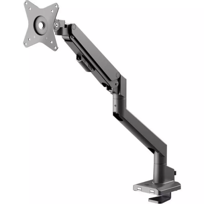 Goobay Pro 70813 soporte de escritorio para un monitor con muelle de gas, VESA, 17-32" (43-81 cm), 9 kg, negro