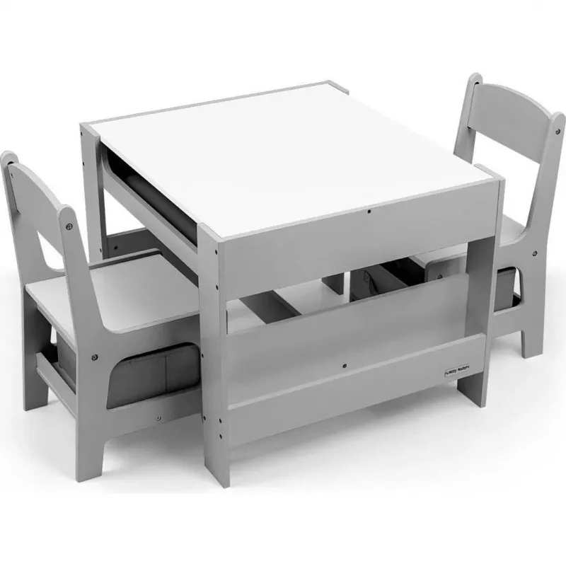 Conjunto de muebles infantiles Milly Mally Sven gris 5489 — set compacto en gris