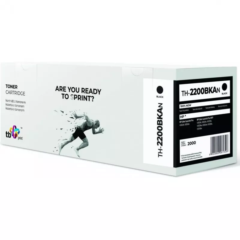 Tóner para HP Color LaserJet Pro 4202 W2200A TH-2200BKAN 100 nuevos negro