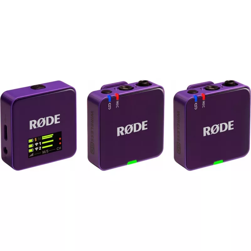 RØDE Wireless GO III Morado – sistema de micrófono inalámbrico (morado)