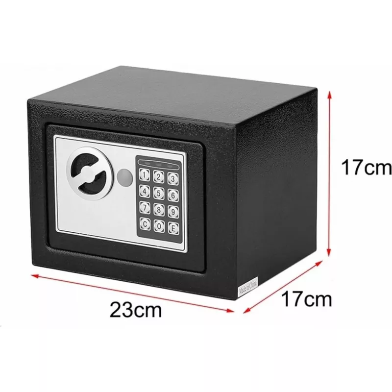 Caja fuerte electrónica Extralink Home S-406 con código digital y llaves