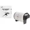 TB Print TBEB-DK22243 rollo de etiquetas para Brother, 102 mm x 30,48 m, negro sobre blanco