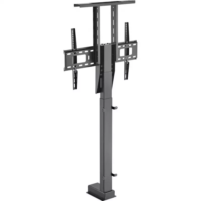 Soporte de suelo con elevador de TV eléctrico motorizado inteligente Maclean MC-866T TUYA app móvil Alexa Google Home 37''-80'' 60kg armario VESA (enchufe EU)