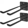 Set de doble gancho de pared MACLEAN MC-436 – estructura robusta de acero, para herramientas y almacenamiento