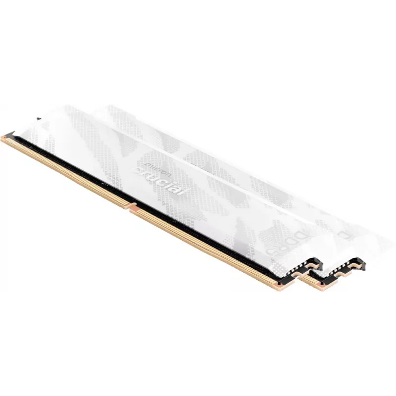 Crucial Pro OC 32GB (2x16GB) DDR5 PC5-48000C32 6400MHz kit de doble canal - blanco