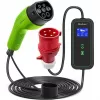Cargador para coche eléctrico QOLTEC 52478 11 kW conector Type-2 cable de 5 m