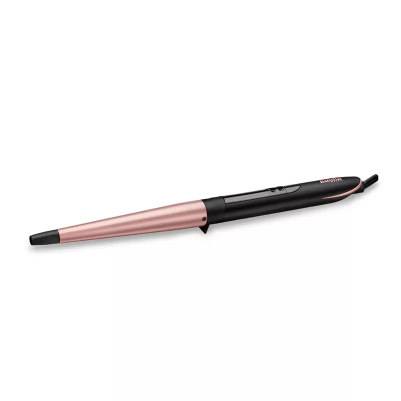 BaByliss Conical Wand rizador de pelo cálido negro, rosa 98.4 (2.5 m)