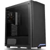 Thermaltake H100 TG torre MIDI negra