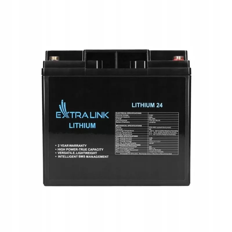 Batería LiFePO4 Extralink 24000 mAh 12,8 V